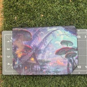 Colourful mushrooms Fantasy Pouch